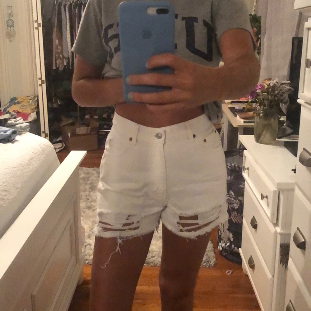Levi Strauss Distressed Shorts